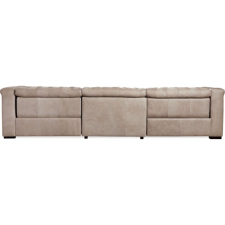 Grandier Power Leather Motion Sofa