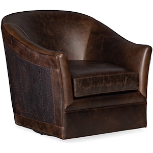 Hooker Furniture Club Chairs Morrison Swivel Club Chair