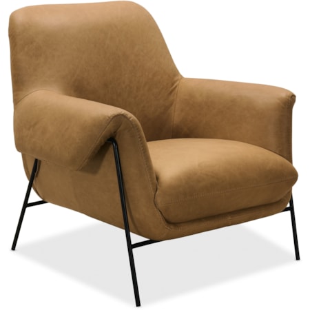 Metal Frame Club Chair