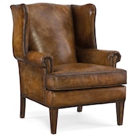 Traditional Wing Back Club Chair