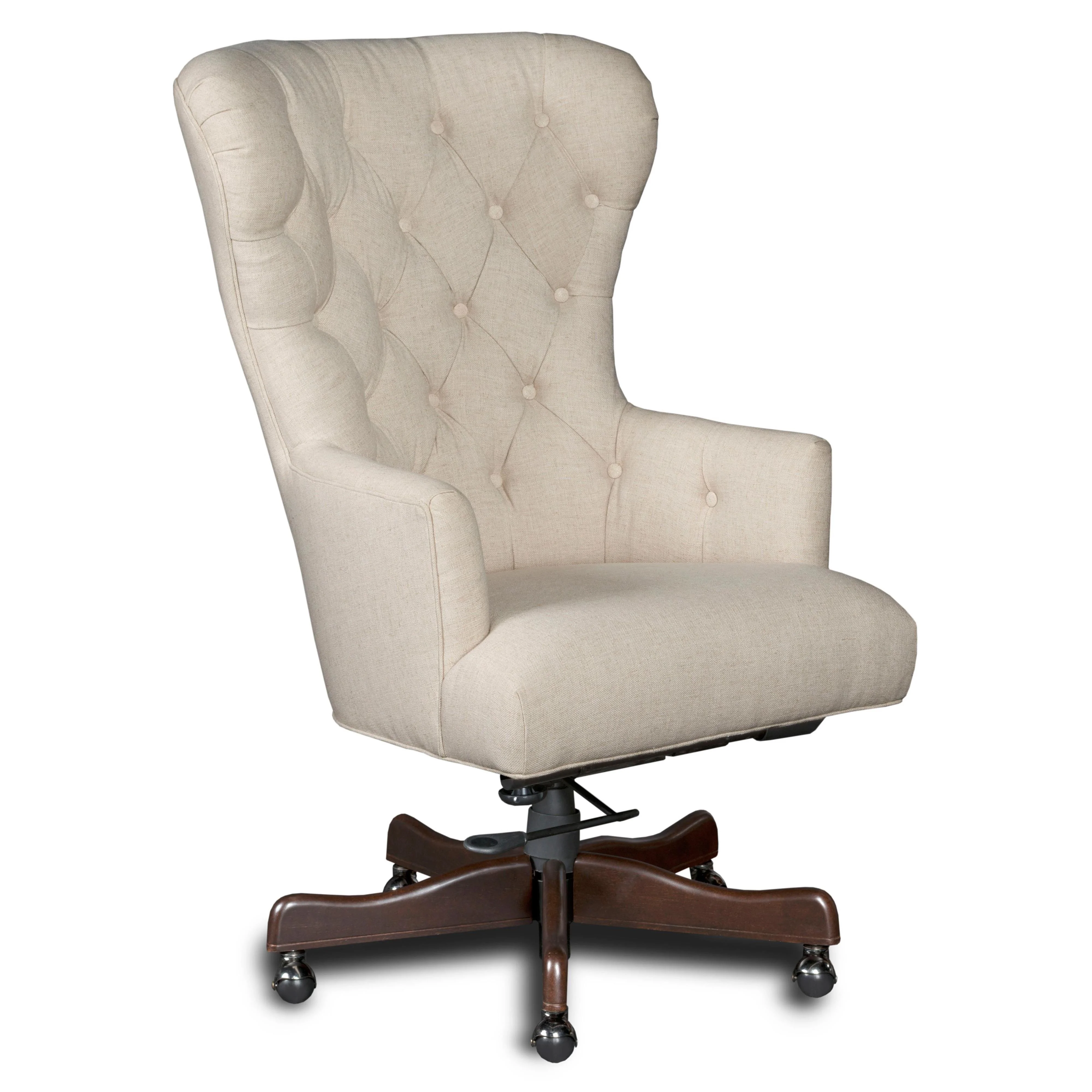 Office Star Ave Six Layton Mid Back Office Chair, Cream