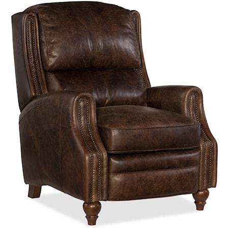 Traditional Asher Recliner with Bun Feet
