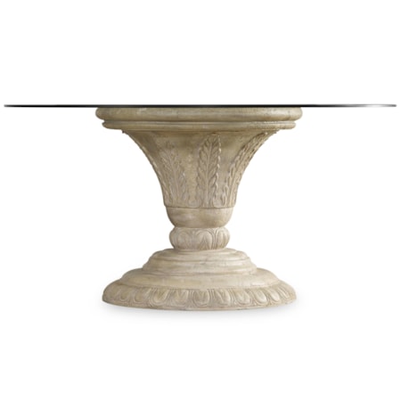 Round Dining Pedestal Table