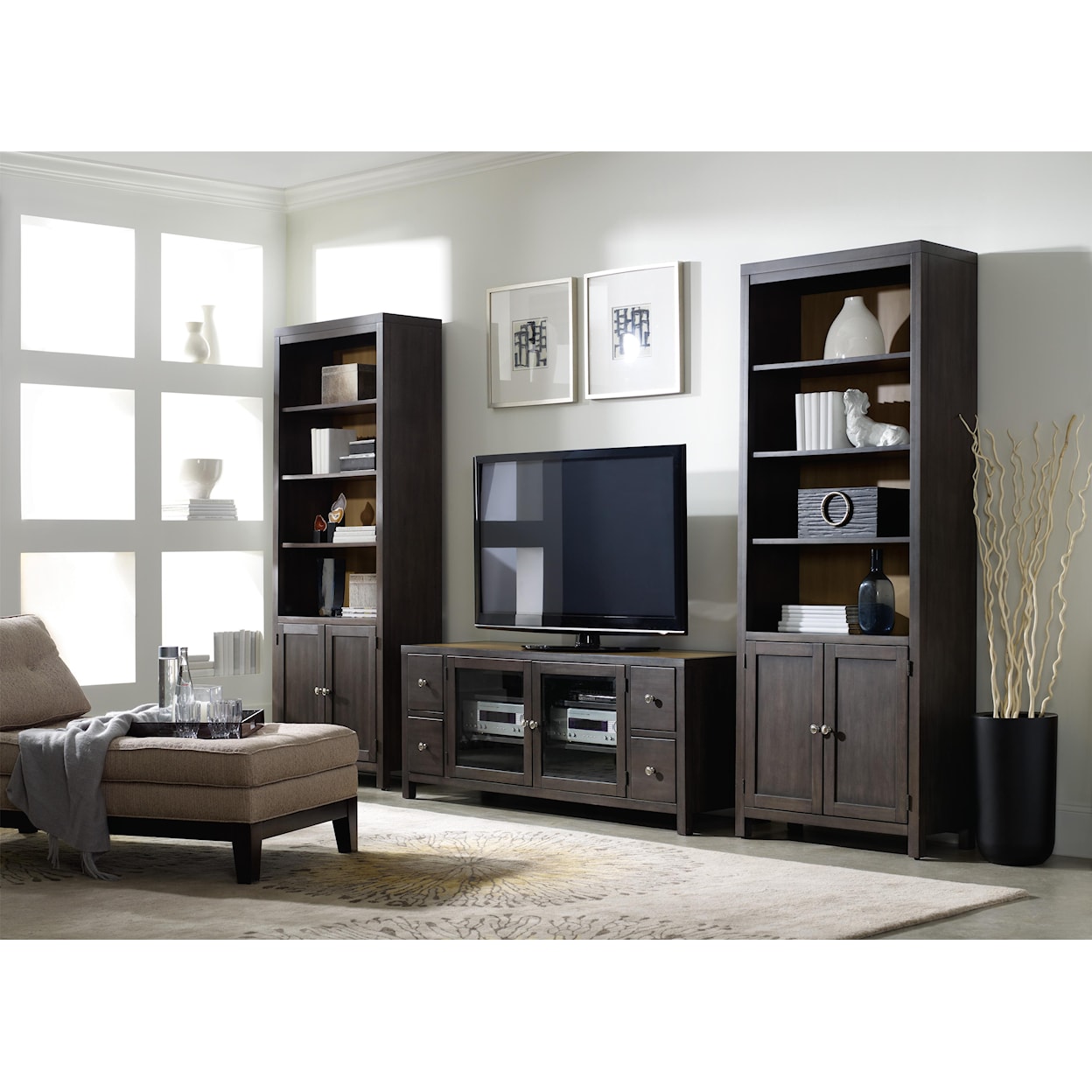 Hooker Furniture South Park Bunching Bookcase