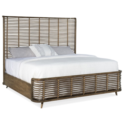 Queen Rattan Bed