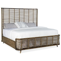 California King Rattan Bed