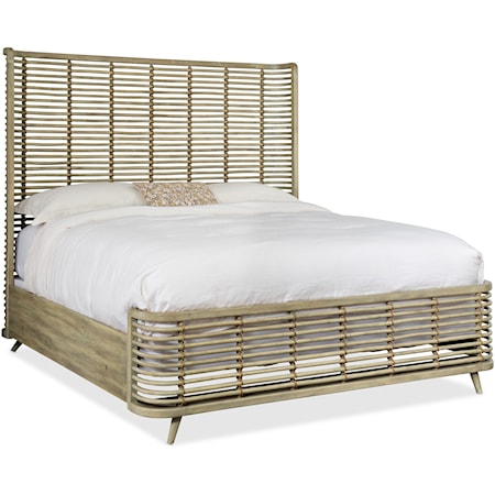 King Rattan Bed