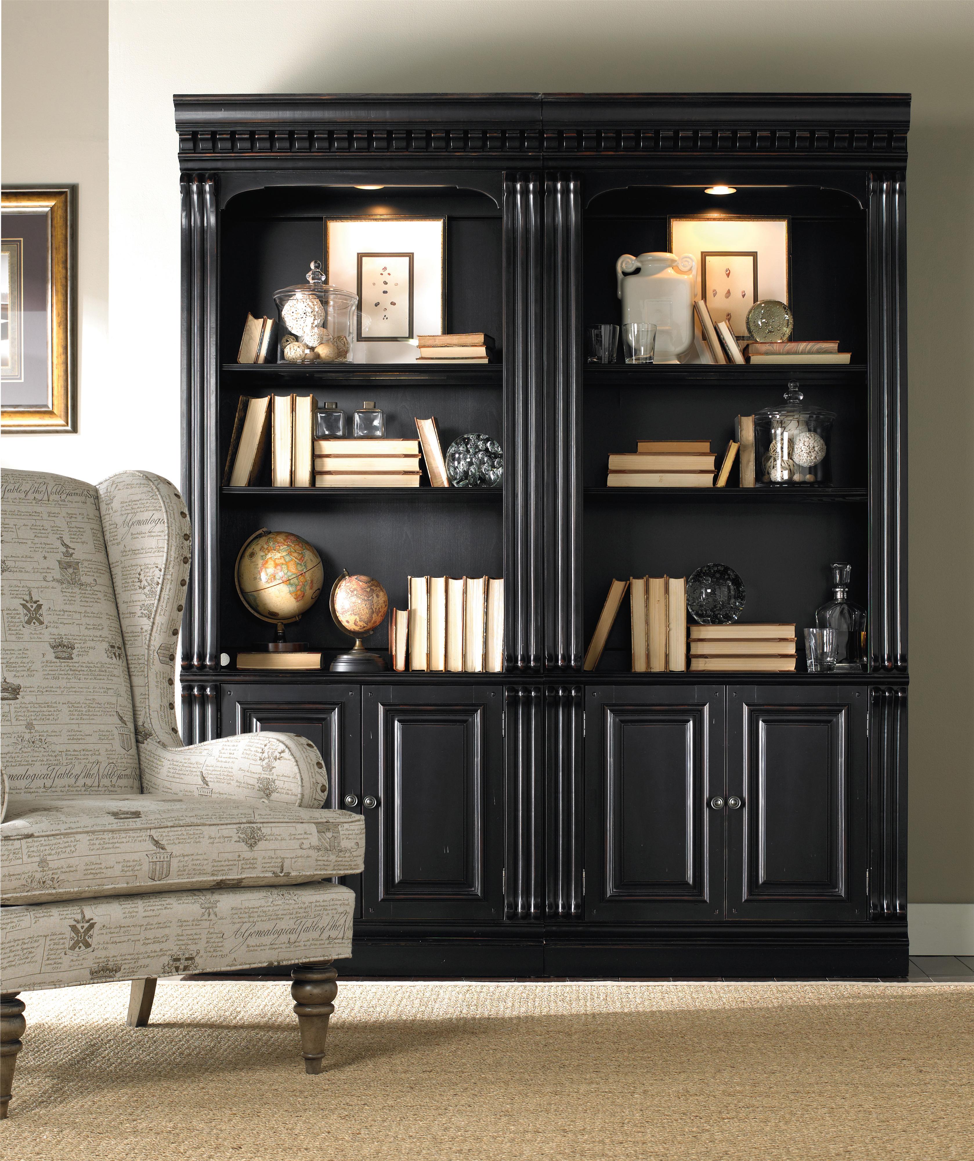 Hooker top furniture bookcase