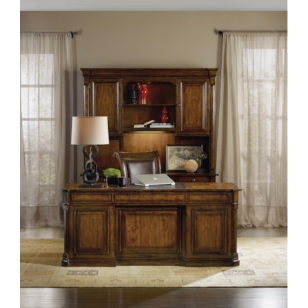 9-Drawer Executive Desk
