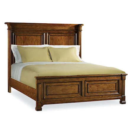 Traditional King Panel Bed