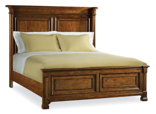 Traditional King Panel Bed