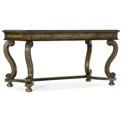 Traditional Writing Desk with Drawers