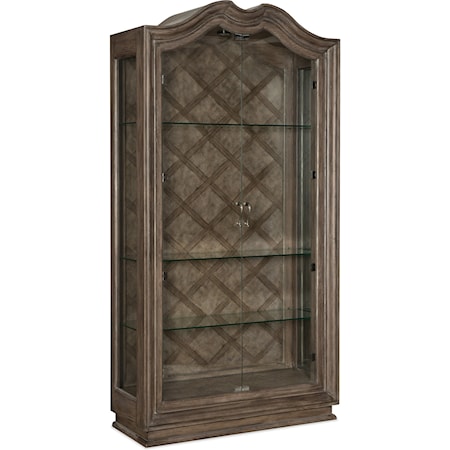 Traditional Glass Door Display Cabinet