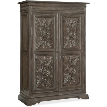 Traditional Wardrobe with Interior Mirror