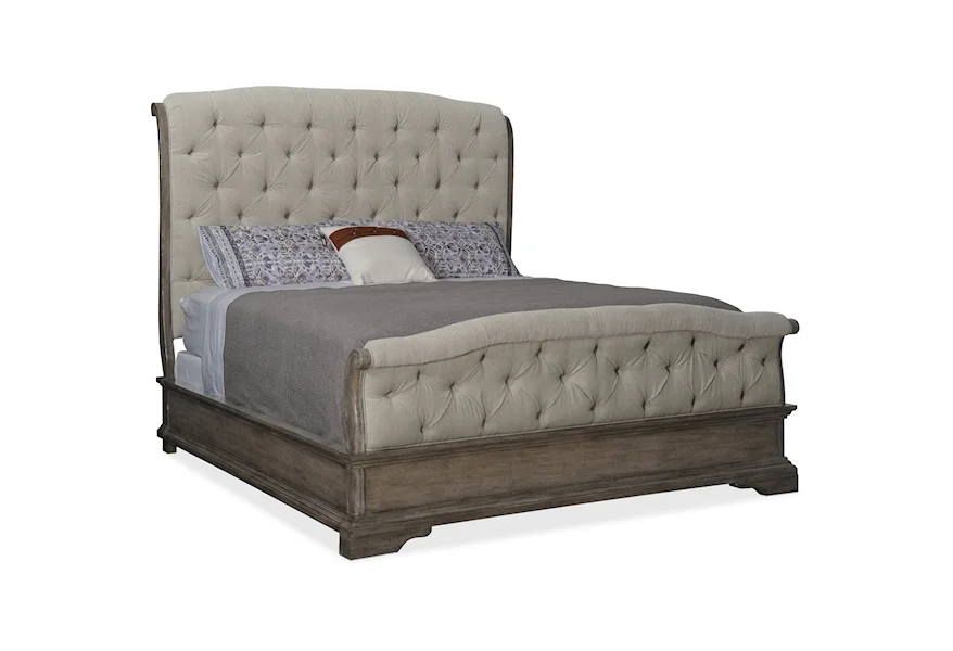 Woodlands Queen Upholstered Bed by Hooker Furniture at Stoney Creek Furniture 