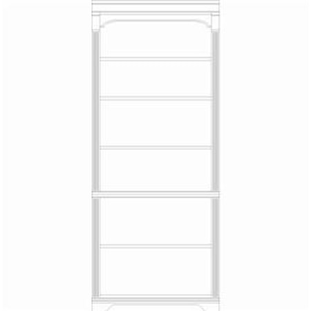 Tall Bookcase with Six Shelves