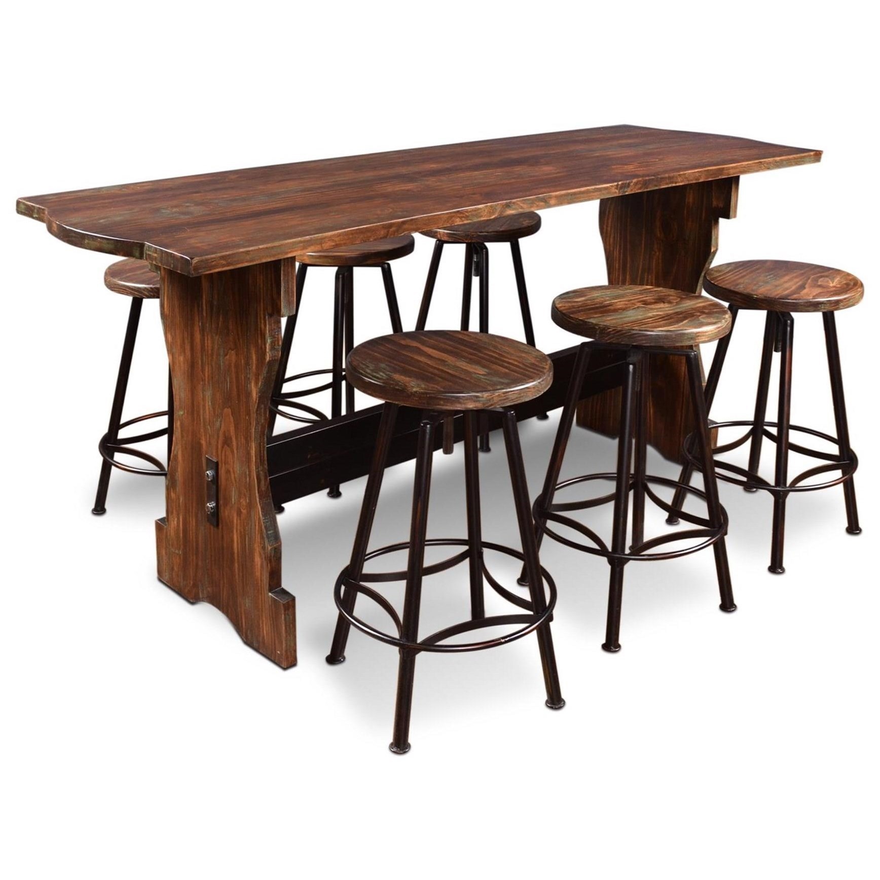 Threshold camelot shop counter stool