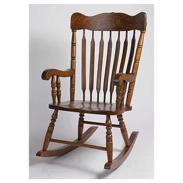 Horseshoe Bend Amish Rocking Chairs 1406 Customizable Solid Wood