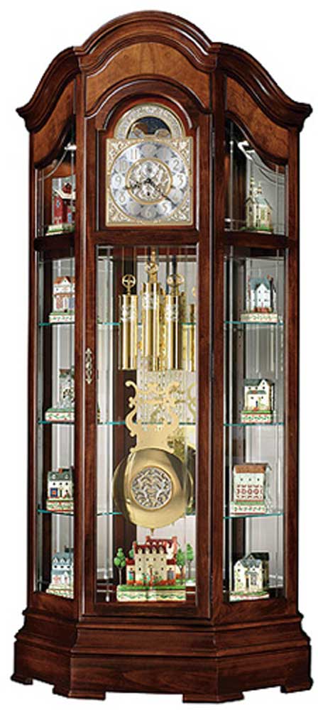 Howard Miller H10 Clocks 610939 Majestic II Curio Floor Clock