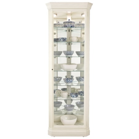 Delia Corner Curio Cabinet