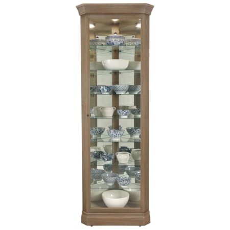 Delia Corner Curio Cabinet
