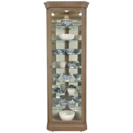 Delia Corner Curio Cabinet