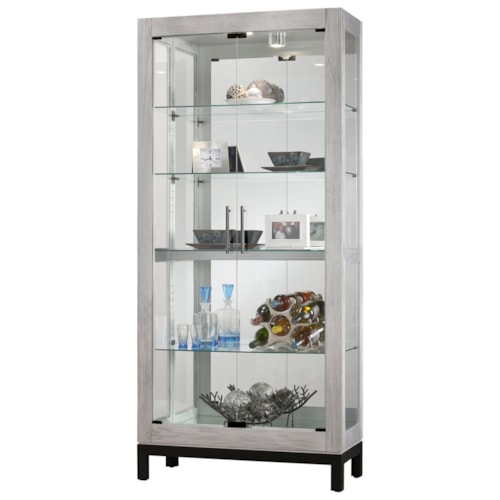 Quinn Curio Cabinet with Built-in Light