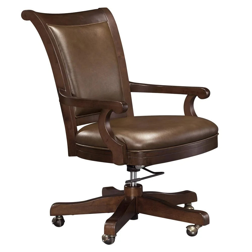 Howard Miller Ithaca 697012 Upholstered Office Chair with Casters
