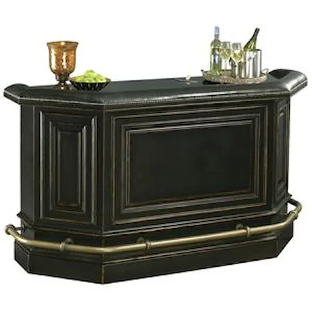 Burnished Black Bar Cabinet