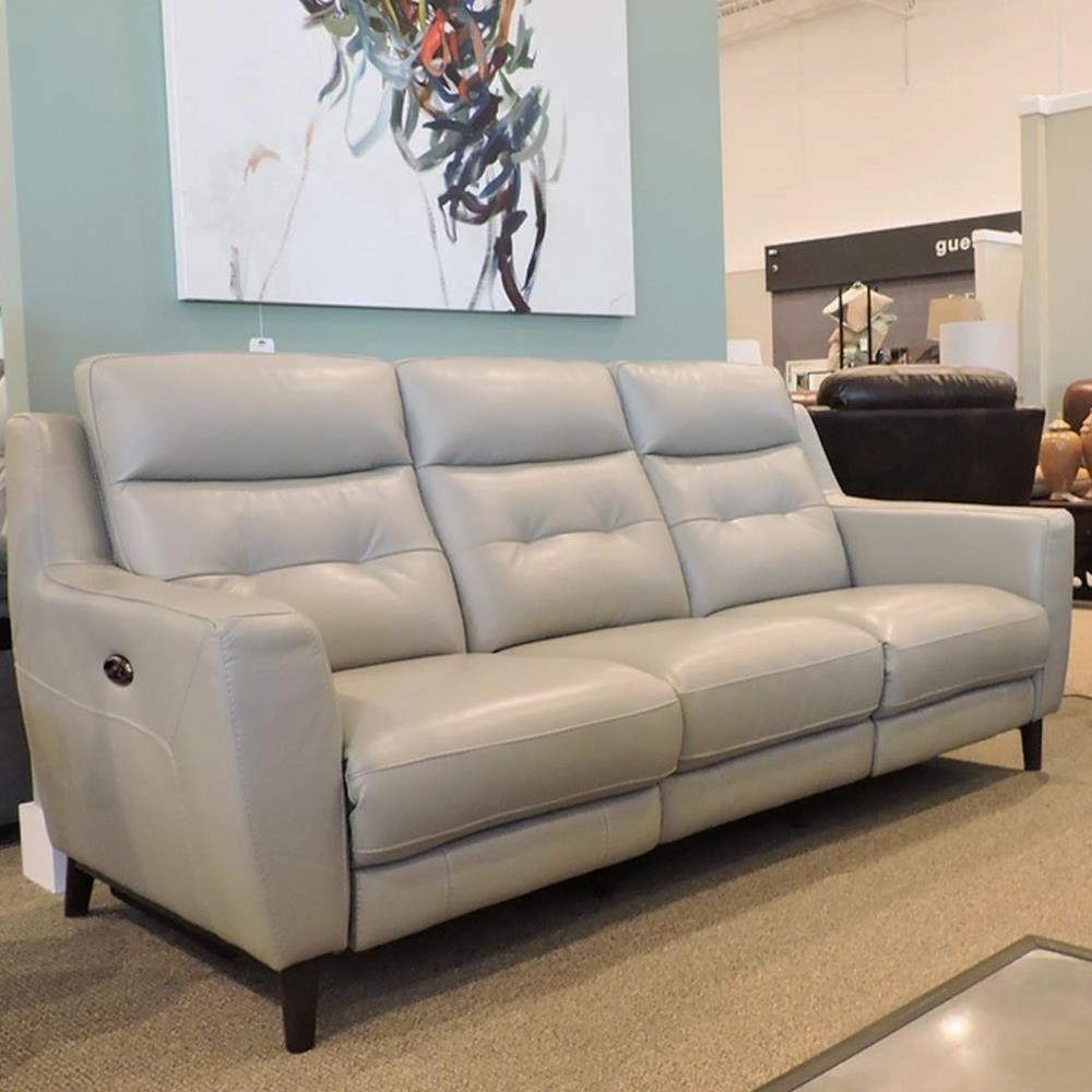 Timmons leather power reclining deals sofa with power headrest