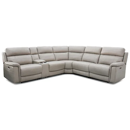 Power Reclining Sectional w/ Power Headrests