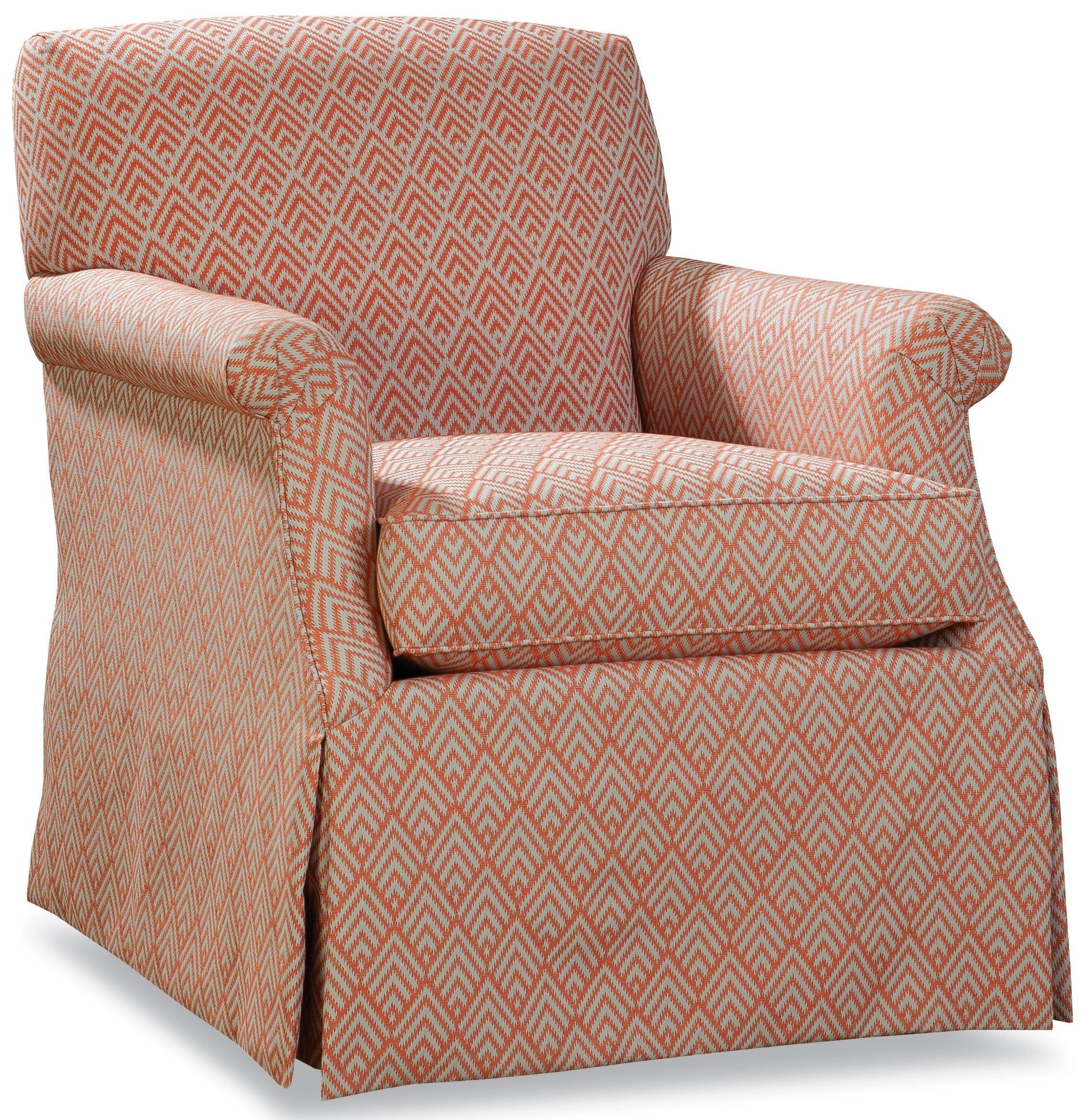 Upholstered swivel hot sale glider chair
