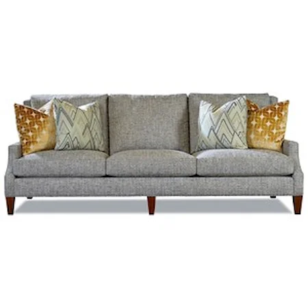 Transitional Sofa with Ultra Down Cushion