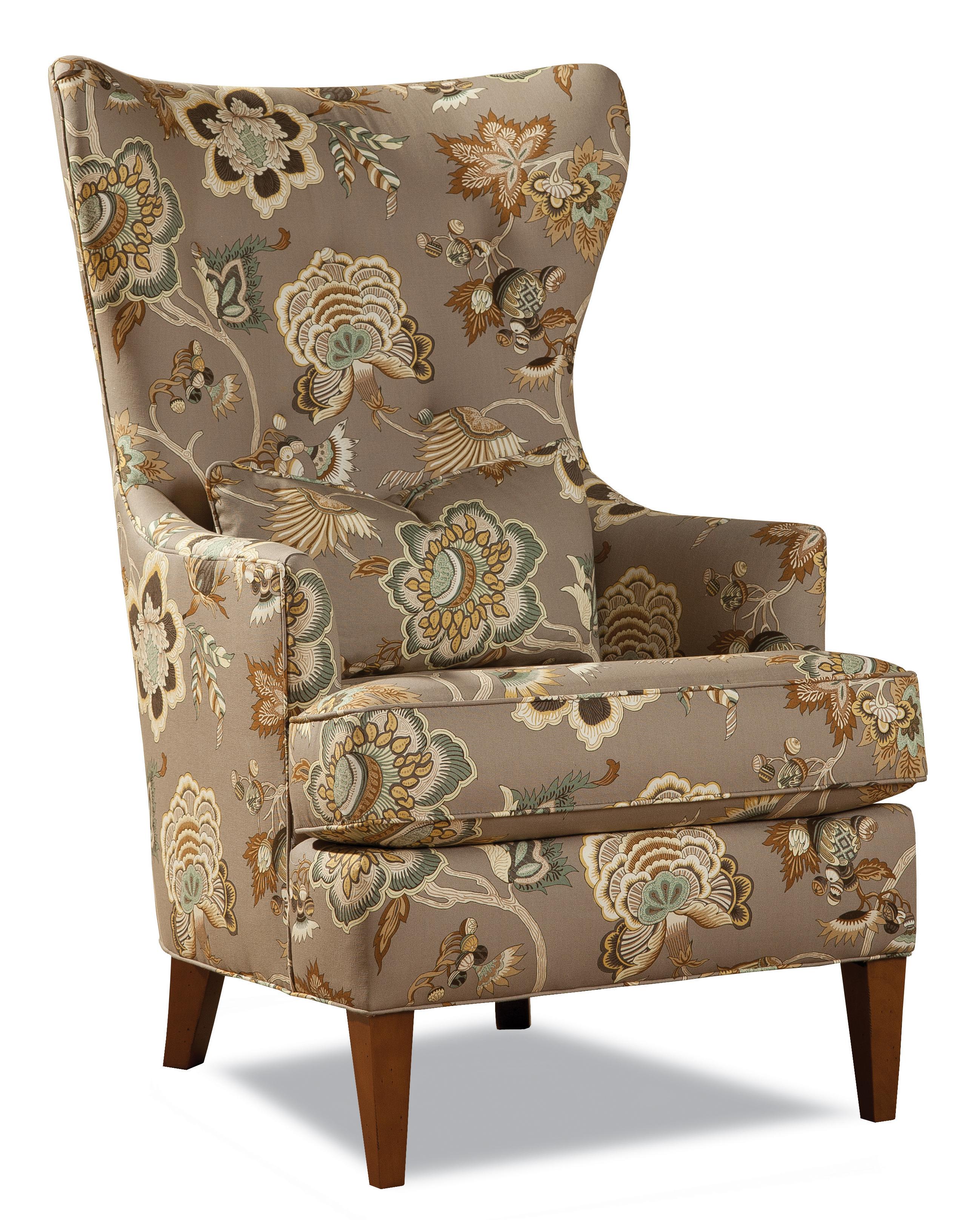 Geoffrey Alexander 7460 Transitional Wing Chair with Low Profile