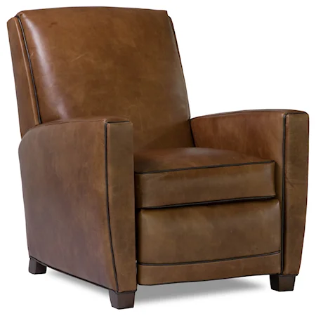 Contemporary Power Recliner with Track Arms