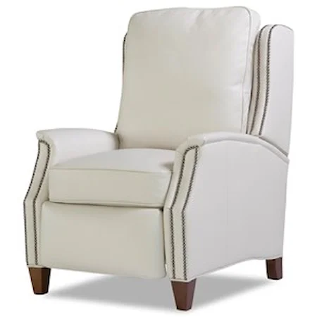 Transitional Power Recliner with Nailhead Trim