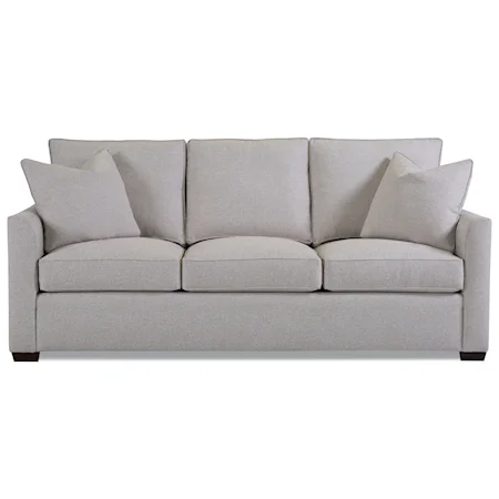 Casual 84" Sofa with Tux Arms