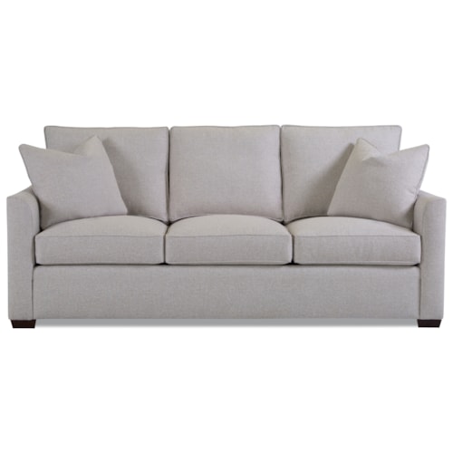 Casual 78" Sleeper Sofa with Tux Arms