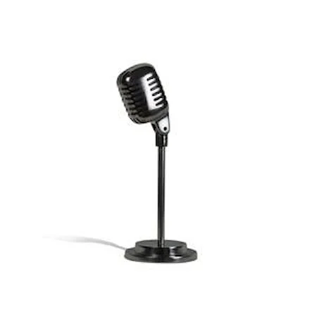 Sand Casted Aluminum Microphone on Stand
