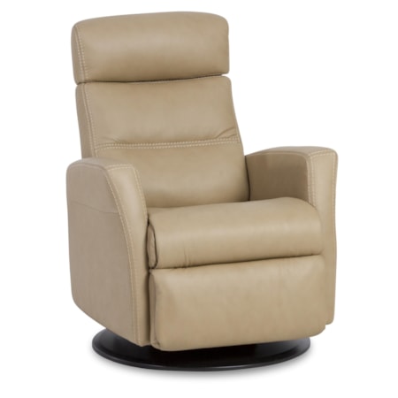 Compact Recliner with Swivel, Glide and Rock
