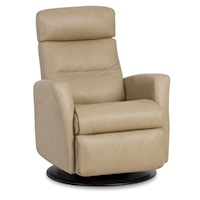 Compact-Size Manual Recliner with Swivel, Glide and Rock