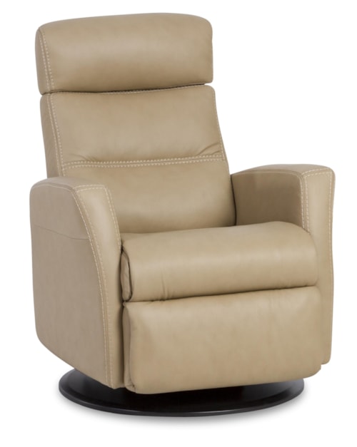 Compact-Size Manual Recliner with Swivel, Glide and Rock