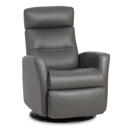 Compact Recliner with Swivel, Glide and Rock