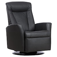 Prince Relaxer Recliner in Standard Size with Adjustable Headrest, Swivel, Glide and Recline