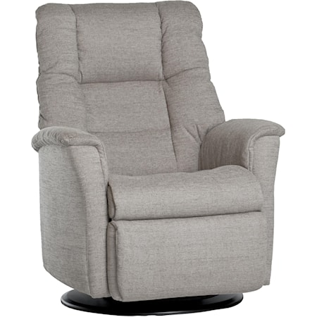 Contemporary Victor Relaxer with Swivel, Glide, Rock and Recline Functions in Standard Size