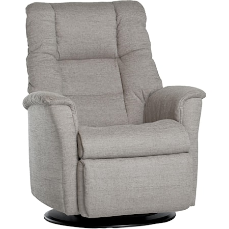 Contemporary Victor Relaxer with Swivel, Glide, Rock and Recline Functions in Large Size