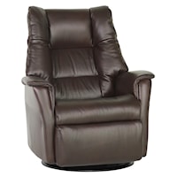 Contemporary Victor Relaxer with Swivel, Glide, Rock and Recline Functions in Large Size
