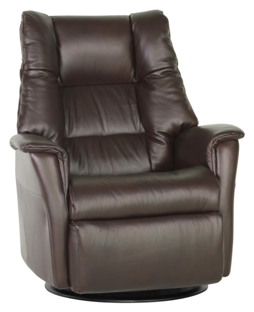 Contemporary Victor Relaxer with Swivel, Glide, Rock and Recline Functions in Standard Size