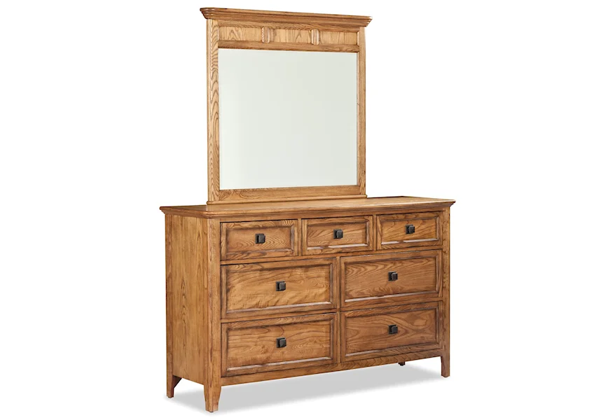 Alta Dresser & Mirror Set by Intercon at Rife's Home Furniture