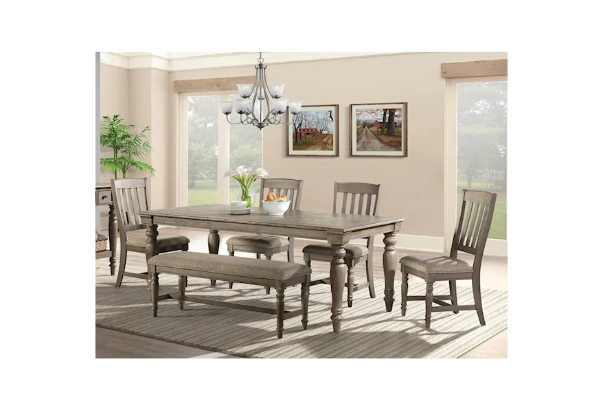 Balboa Park Table and Chair Set with Bench by Intercon at Arwood's Furniture